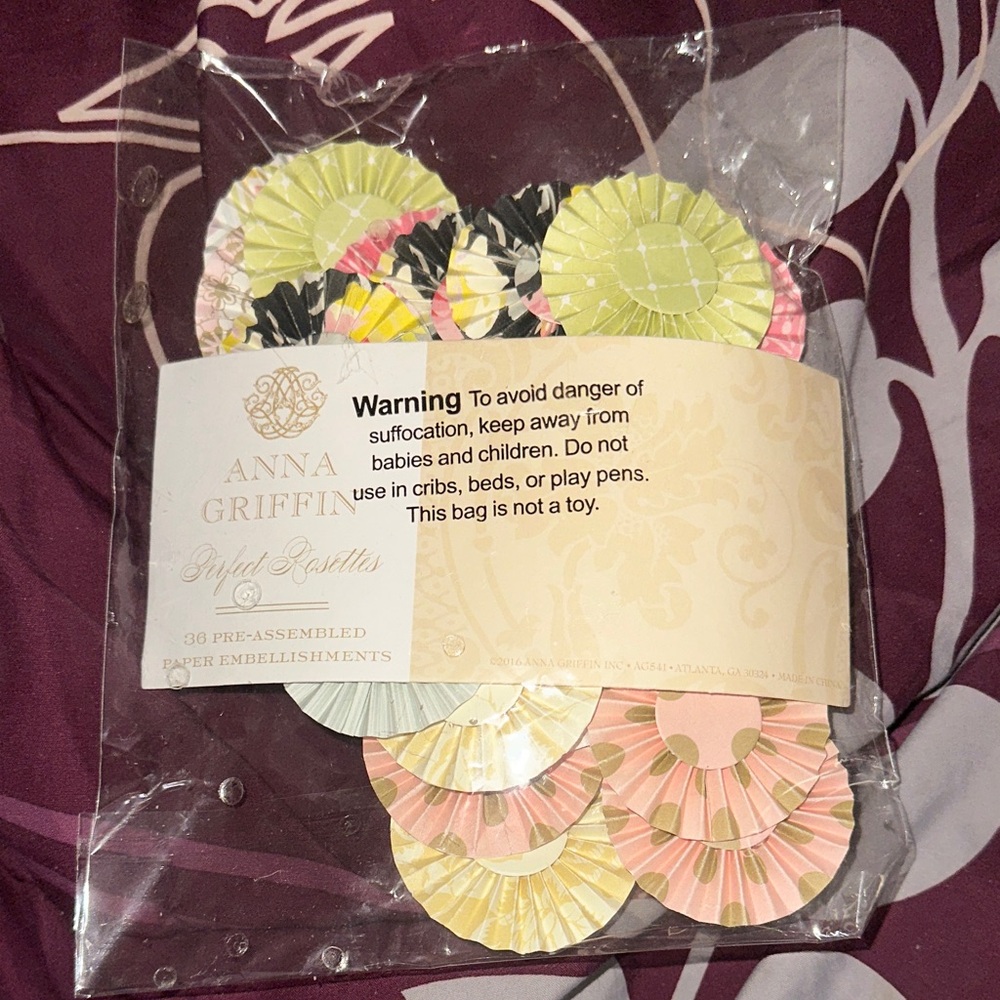 Pastel Paper Rosettes Anna Griffin